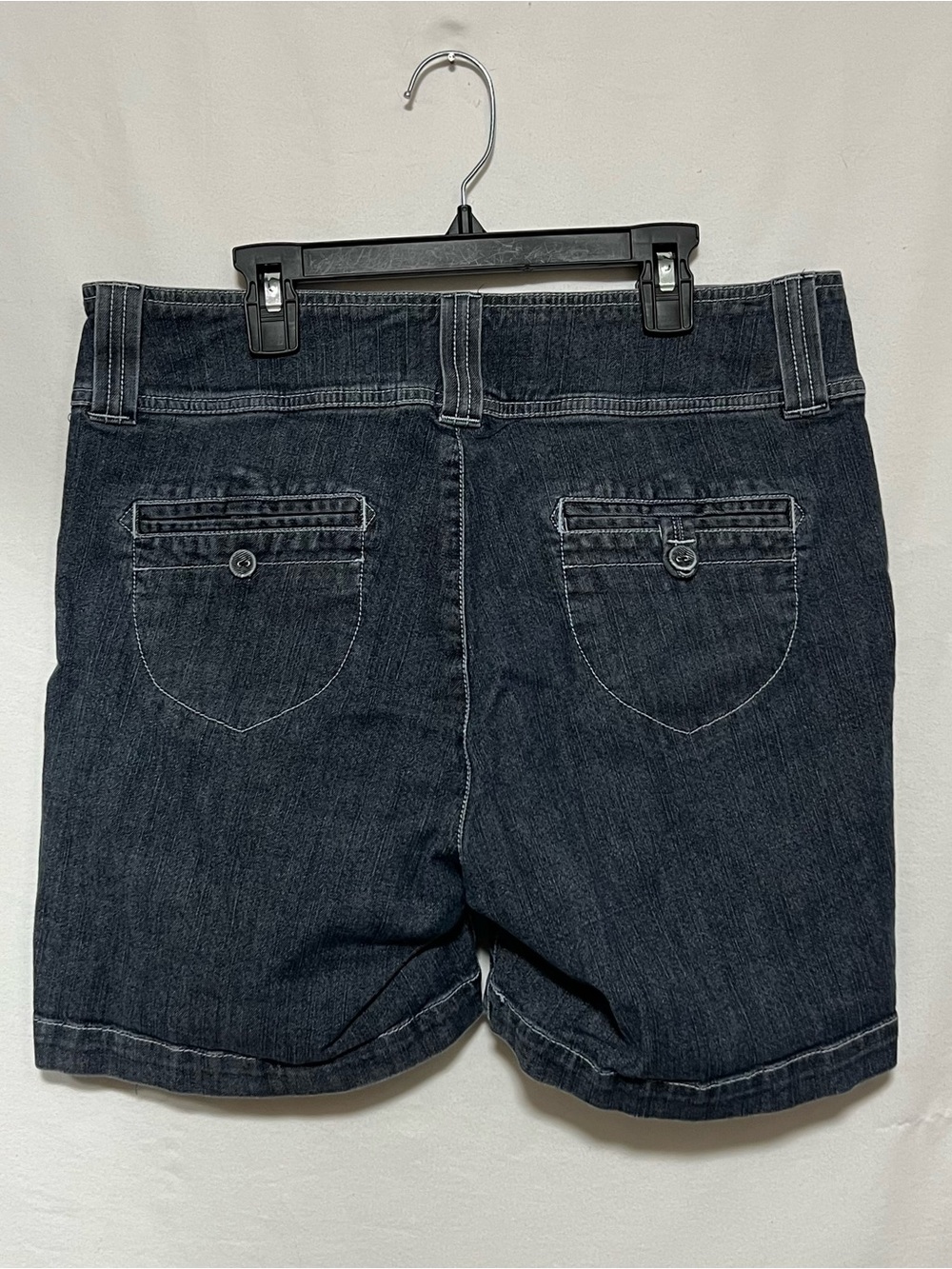 Y2K Vintage-Style Merona High Waist Sailor Denim Shorts Summer Cotton Casual - Picture 6 of 9